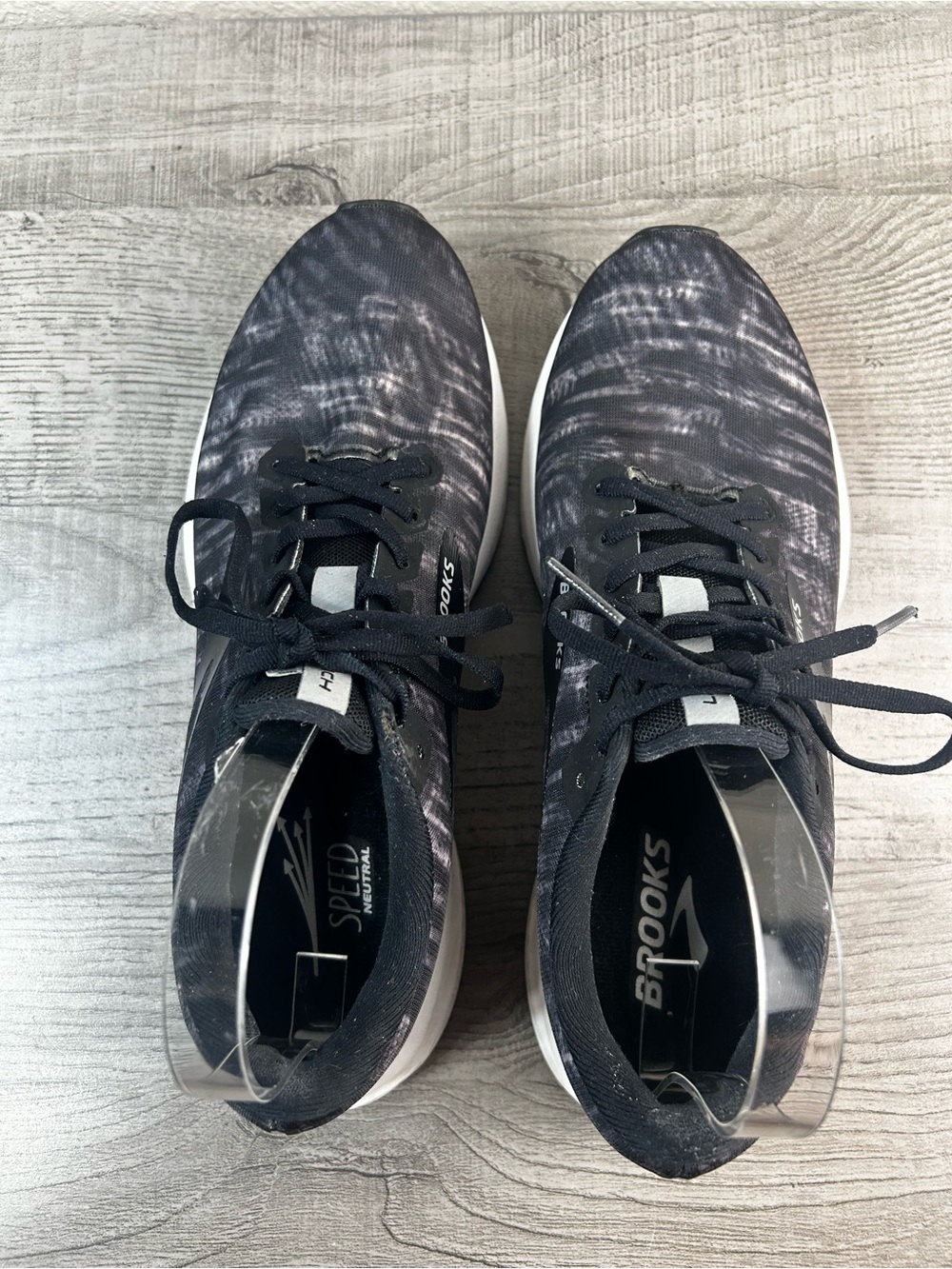 Brooks Launch 7 Black Marble Women’s Size 10.5 B Athletic SneakersRunning Shoes - Picture 4 of 13